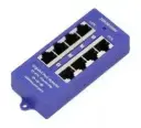 POE INYECTOR 4 PUERTOS BASE 1000 AZUL