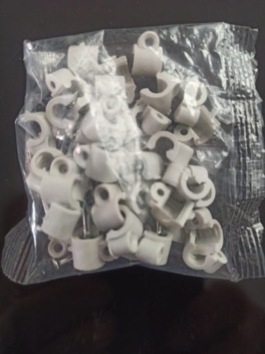 [950] GRAPA PLASTICA REDONDA #8 COAXIAL X 50