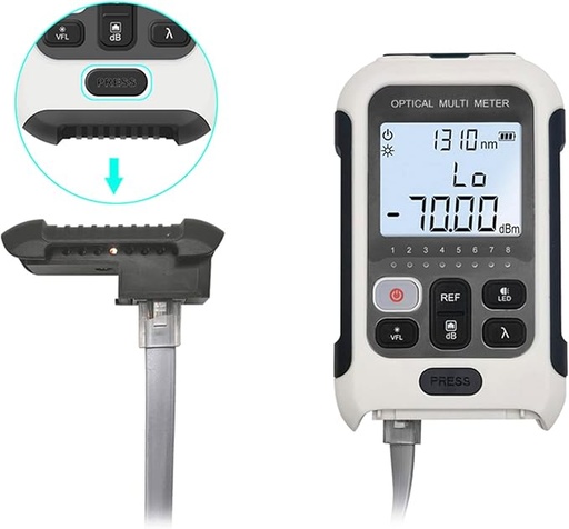 [2055] POWER METER TM570A CON CHEK RED MEDIDOR DE POTENCIA