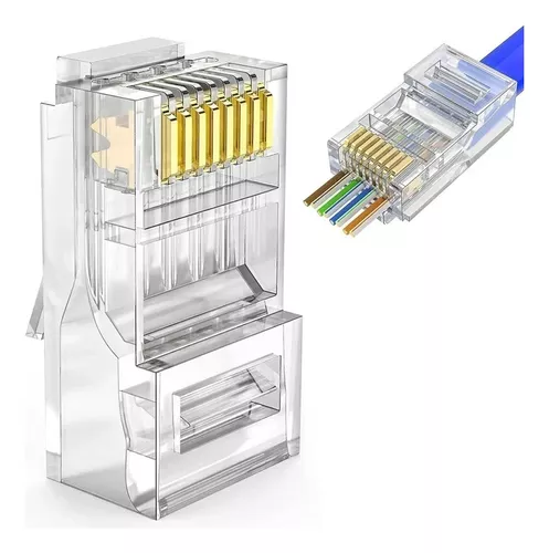 [2012] CONECTOR RJ45 CAT 6 EZ X 100 UNIDADES
