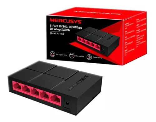[255] SWITCH 5 PUERTO BASE 1000 MERCUSYS