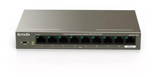 [88] SWITCH TENDA 8 PUERTOS BASE 1000 CON POE