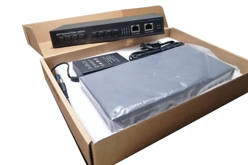 [922] SWITCH FIBRA SFP 8 SFP 1G A 2 RED ELECTRICITY